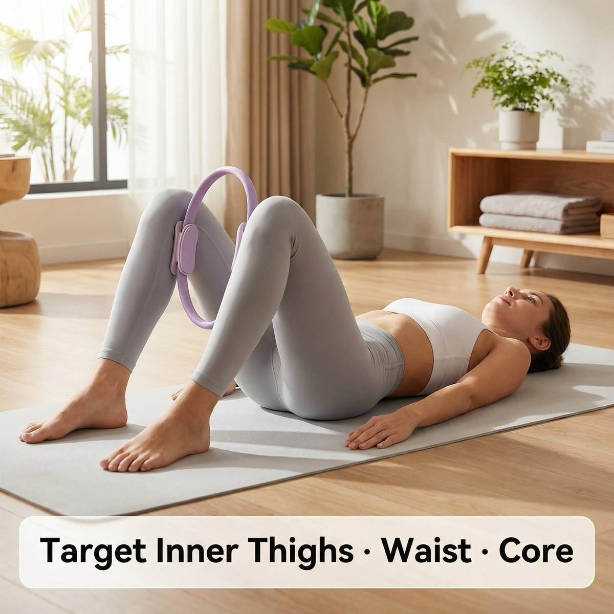 Home Pilates Yoga - Obręcz do pilatesu 38 cm, magiczny