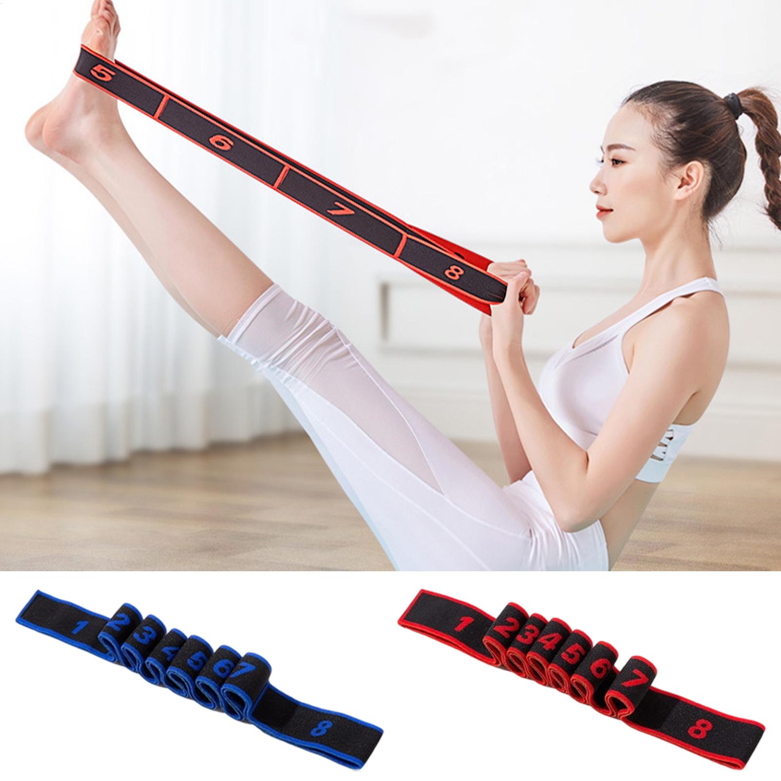 Pilates Yoga Bar - Elastyczny pasek do jogi, przenośny, antypoślizgowy,