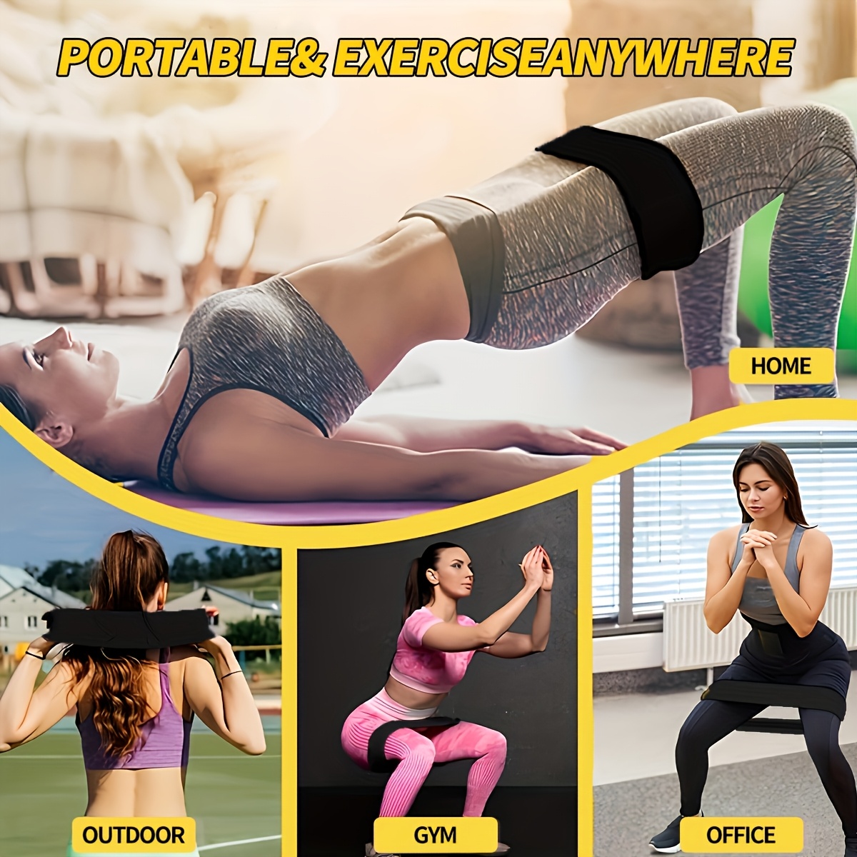 Zestaw 3 taśm oporowych, elast – Pilates Yoga Bar recenzja i cena