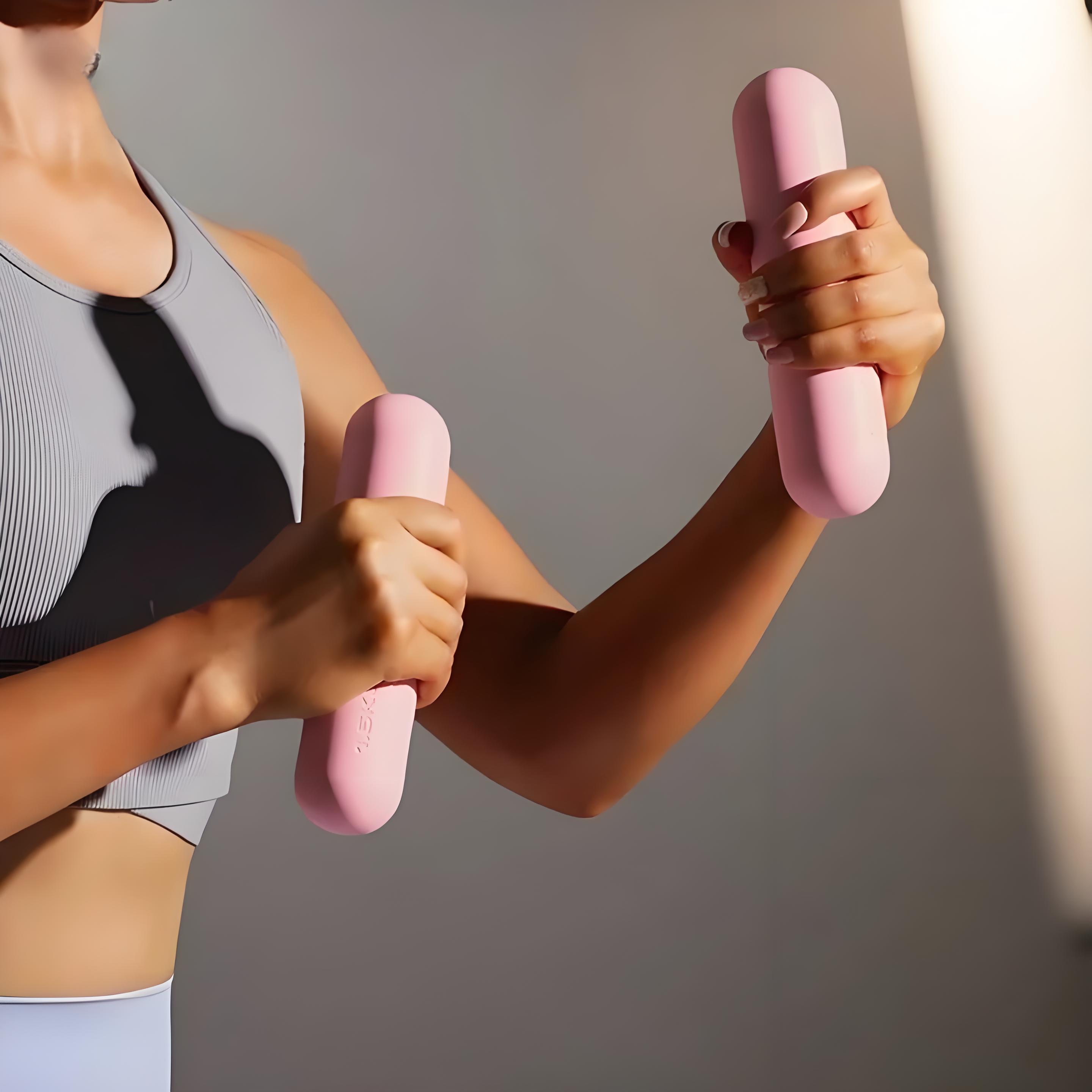 Hantle do ćwiczeń w domowej si – Pilates Yoga Bar recenzja i cena